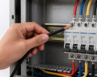 Câble d'alimentation en cuivre monobrin Huaqi YJY 1x10mm² 0,6/1kV, isolé XLPE, gaine PE