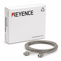 Capteur à fibre optique Keyence FU-77G, capteur traversant, tête filetée M4, câble métallique tressé, courbure R10mm, vente en gros usine