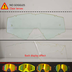 Lentes de Repuesto <span class=keywords><strong>para</strong></span> <span class=keywords><strong>Gafas</strong></span> de Ciclismo y Motocross <span class=keywords><strong>Enduro</strong></span>, Protección UV400, Ligeras, Deportivas, Seguras y Fáciles de Transportar - Product Image 5