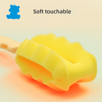 Lot de 5 brosses de nettoyage de bouteilles d'eau et de lait en silicone et PP