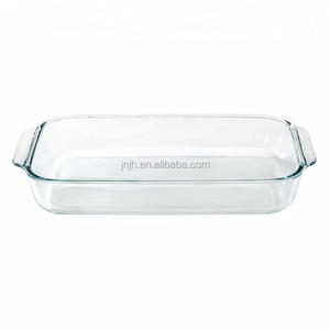 Plats à <span class=keywords><strong>four</strong></span> en verre borosilicate résistant <span class=keywords><strong>au</strong></span> <span class=keywords><strong>four</strong></span> / assiette en verre / <span class=keywords><strong>plaque</strong></span> à pâtisserie en verre - Product Image 4