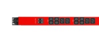 PDU intelligente intelligente personnalisée, équipement de distribution d'énergie Ethernet triphasé vertical 36 ports IEC C13 C19 Prises