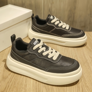 Zapatos Casuales Retro de Suela Gruesa para Hombre, Zapatos Versátiles que Aumentan la Estatura, Estilo Urbano - Product Image 3