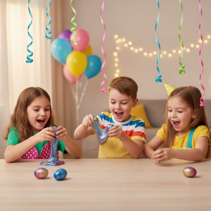 Slime Egg-Shaped Slime Kit Non-Toxic Soft Sensory Play Educational DIY <b>Craft</b> Party Favors Easter Gifts 4 Colors Slime <b>for</b> <b>Kids</b> - Product Image 2