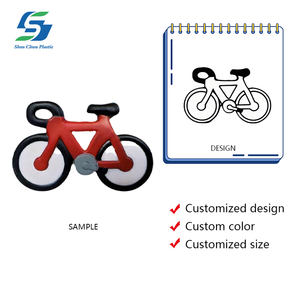 Groothandel Op Maat Fiets Vorm Stress Bal Pu Foam Cycling Thema Angst Verlichting Speelgoed Gedrukt Logo Eco Transport Relatiegeschenk - Product Image 2