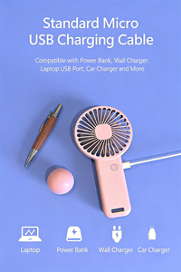 Ventilador de Bolsillo Recargable Mini de Verano al por Mayor, Ventilador Portátil Pequeño, Ventilador Eléctrico de Mano USB - Product Image 3