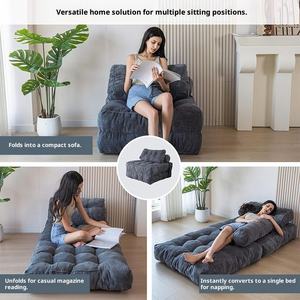 Umwelt freundliches großes Hunde bett Sofa Menschliches Haustier bett Tragbares Kompression ssofa Hunde matte Klappbarer bequemer Vakuum-Roll beutel - Product Image 2
