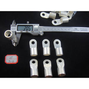 Conector de Cable de Cobre Tipo O, Prensado en Frío, Hanyi OT70 8, para Ingeniería Eléctrica - Product Image 2