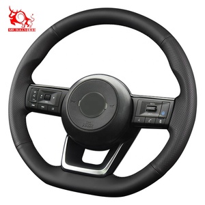 Accesorios de Interior de coche, diseñador de cubierta de <span class=keywords><strong>volante</strong></span> de costura para <span class=keywords><strong>Nissan</strong></span> Rogue Pathfinder <span class=keywords><strong>Qashqai</strong></span> x-trail - Product Image 2