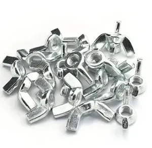 Good Quality DIN315 Butterfly Wing Nuts /butterfly Bolt And Nut DIN Zinc White/yellow Zinc Carbon Steel