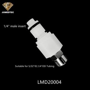 อุปกรณ์ท่ออากาศน้ำพร้อมน็อตล็อคโลหะข้อต่อพลาสติกขนาดเล็ก1/4" - Product Image 2