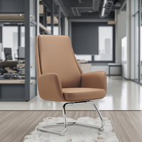 Chaise de bureau ergonomique pivotante inclinable moderne bon marché avec repose-pieds réglable en cuir et tissu entièrement en maille pour une longue séance assise