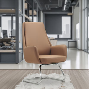 Chaise de <span class=keywords><strong>bureau</strong></span> ergonomique pivotante inclinable moderne bon marché avec repose-pieds réglable en cuir et tissu entièrement en maille pour une longue séance assise - Product Image 1