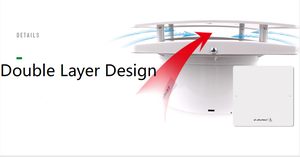 <span class=keywords><strong>Extracteur</strong></span> de fenêtre à <span class=keywords><strong>double</strong></span> panneau en plastique OEM AC 220V Ventilateur mural Youkain Ventilateur de plafond Ventilateur à <span class=keywords><strong>flux</strong></span> axial Pièces détachées gratuites - Product Image 3