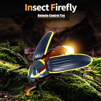 AiJH Firefly Insect Animal RC réaliste avec batterie rechargeable incluse, insecte radiocommandé, télécommande infrarouge pour insecte
