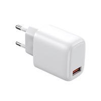Chargeur rapide EU Plug QC3.0 18W USB, chargeur mural universel, adaptateur de voyage pour iPhone 15 14 Samsung S24 Xiaomi