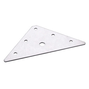Thickened Stainless Steel Triangular Brackets Plane Right Angle Connecting Pieces Angle Iron Fixing <b>Plate</b> Hardware - Product Image 4