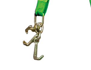 レッカー、ロールバック、カーハウラー用のW/RTJクラスターフック付きヘビーデューティ3「X 24」牽引ストラップ - Product Image 2