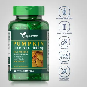 Health Supports Prostate Urinary Health White Pumpkin Seed Oil Capsule Gel Softgel