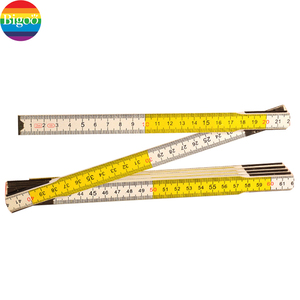 Tùy Chỉnh Màu Kép 2 Mét 10 Gấp Bằng Gỗ Quy Mô Gấp Cai Trị Với Biểu Tượng Tùy Chỉnh Cho Khuyến Mãi - Product Image 3