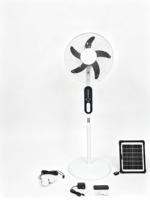 Ventilateur solaire de classe A au design populaire avec retour d'air et ventilateur de remplacement, ventilateur commercial sur pied