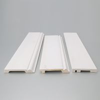 Plinthe en mousse PS Createking, panneau de plinthe en PS OEM, écologique, blanc, garantie 5 ans+, 2,4 m, installation facile