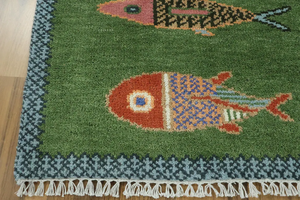 พรมพิมพ์ลายเปอร์เซียหลากสี พรมทอสีพื้น ชุดพรมปูพื้นห้องนั่งเล่น ขนาดสั่งทำได้ - Product Image 5