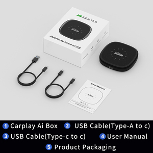 Mới Đến Mmb Q2W 4G 64G Android Ai Hộp Giao Diện Ai Carplay Không Dây Android Auto Adapter TV Box 6115 Xe Chơi USB Dongle - Product Image 6