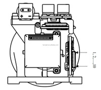 Module télémètre laser 20 km 1535 nm, sûr pour les yeux, capteur de distance à impulsions simples longue portée