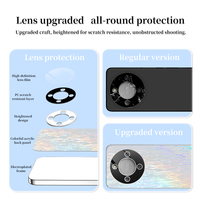 Étui de téléphone en TPU souple plaqué luxe avec protection d'appareil photo en verre Étui de téléphone portable pour HonorX9D Coques arrière