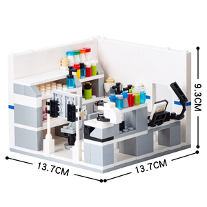Set di Blocchi da Costruzione per Bambini <span class=keywords><strong>Serie</strong></span> Città con Decorazioni di Farmacia e Ospedale, Accessori per Giocattoli all'Ingrosso - Product Image 3