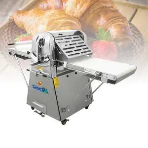 Petit plateau de Table automatique électrique, 220V, 200 Mm, pour pâtisserie, Mini pain, Croissant, Machine à feuilleter, pour usage domestique, boulangerie