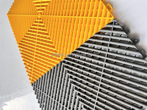 แผ่น<span class=keywords><strong>ยาง</strong></span>ปูพื้นโรงรถกันลื่นกระเบื้องพลาสติกสำหรับใช้กลางแจ้งและยิม - Product Image 2