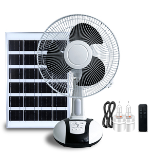 Hot Sale Cheapest Price New Rechargeable Cooler Battery Rechargeable Fans <b>Portable</b> <b>Table</b> Solar Fans TA16 Solar Ac Rechargeabl - Product Image 1