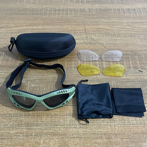 DSF69 Tactical Goggles With Interchangeable Lenses Adjustable Strap Outdoor Protective <b>Eyewear</b> <b>Sports</b> Safety Glasses Set - Product Image 2