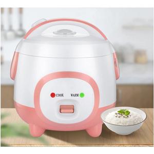 Mini Arrocera de 1.0-1.2L con Diseño de Cara Adorable, LED Blanco y Rosa con Ojos y Botón de Sonrisa, Olla Antiadherente, Función Mantener Caliente con un Botón, Fabricación OEM - Product Image 2