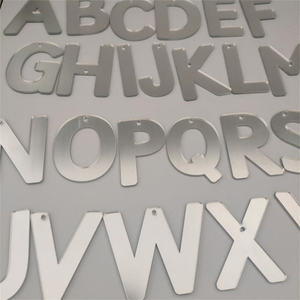<b>Acrylic</b> Art Deco Mirror Alphabet <b>Letters</b> Set DIY Wall Decor Shatterproof Customizable <b>Letter</b> Tiles - Product Image 3