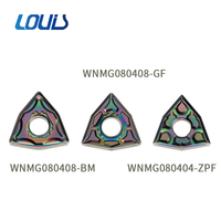 Lame dure de voiture à commande numérique 7 couleurs trempe CNGX/WNMG/TNMG/CNMG/SNMG/VNMG/CCMT lame cnc série