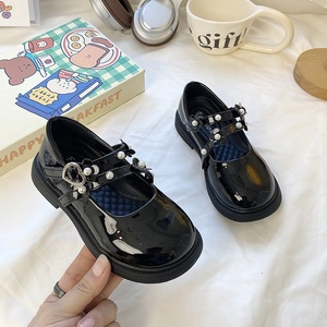 Scarpe in Pelle Lucida con Motivi Floreali per Bambine, Calzature da Principessa con Suola Morbida per Uso Quotidiano - Product Image 6