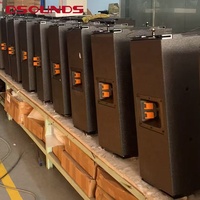 Altavoz de línea de matriz a prueba de agua Altavoz de frecuencia de rango completo con controlador LF doble de 10 pulgadas para equipo de sonido digital activo