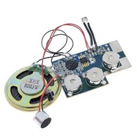 Module d'enregistrement sonore avec bouton de lecture vocale, prise en charge du microphone, enregistrement PC/téléphone, carte de vœux DIY, MP3/WAV, durée 60s