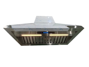 Hotte aspirante de cuisine 48 pouces 1800 CFM, double moteur puissant, filtre à déflecteur, commande tactile 3 vitesses, LED, arrêt programmé 15 minutes - Product Image 4