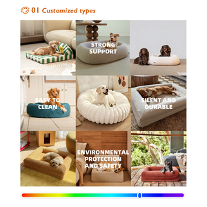 Cama para Perros al por Mayor con Núcleo de Espuma Viscoelástica, Funda Lavable y Base Antideslizante para Marcas de Productos para Mascotas y Compradores de Cadenas de Tiendas - Product Image 2