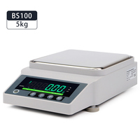 Balance électronique de laboratoire 5 kg * 0,01 g avec écran LCD numérique, balances de précision pour usage industriel, balances de laboratoire