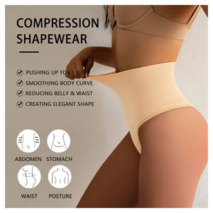 Slip modellante a <span class=keywords><strong>vita</strong></span> <span class=keywords><strong>alta</strong></span> senza cuciture per il controllo della pancia e il sollevamento del corpo, per donna - Product Image 4