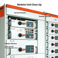 Kabinet Switchgear Modular Aluminium Lapis Seng Shenmeng GCK 12kV Indoor yang Dapat Ditarik, IP30, Distribusi Daya Industri