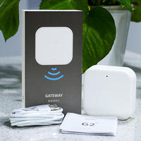 Router Inalámbrico TTLock G2 Gateway, Adaptador de Red WiFi 2.4G para Acceso Remoto, Gestión de Códigos de Contraseña, Apartamento Airbnb