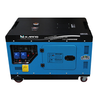 Generator Diesel 11kw 14kva 1105F Silinder Tunggal Diesel 1 Fasa 3 Fasa Tipe Silent Genset Cina Harga