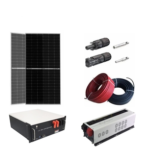 ระบบกักเก็บพลังงานแสงอาทิตย์ครบชุด 48V 3Kw 5Kw 8Kw 10Kw ระบบพลังงานแสงอาทิตย์สำหรับบ้านแบบไฮบริด ระบบไฮบริดแบบออฟกริด - Product Image 1