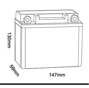 <span class=keywords><strong>Batterie</strong></span> de démarrage pour <span class=keywords><strong>moto</strong></span> TCS 12N7B-BS, haute performance, <span class=keywords><strong>petite</strong></span> <span class=keywords><strong>taille</strong></span>, gel, <span class=keywords><strong>12V</strong></span> 7Ah - Product Image 2